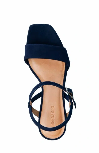 Bernardo Footwear  Canto Platform Sandal In Blue