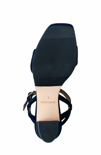Bernardo Footwear  Canto Platform Sandal In Blue
