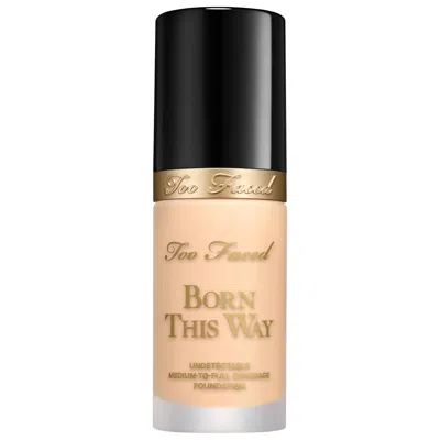 Too Faced Born This Way Undetectable Medium-to-full Coverage Foundation Ivory 1 Oz/30 ml In White