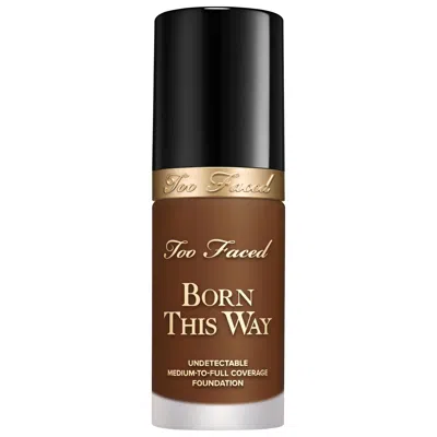 Too Faced Born This Way Undetectable Medium-to-full Coverage Foundation Tiramisu 1 Oz/30 ml In Brown