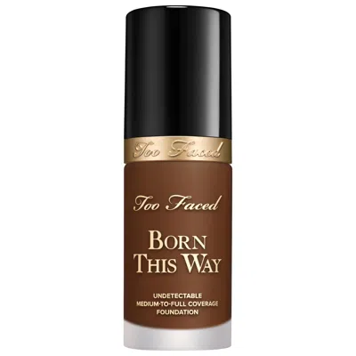 Too Faced Born This Way Undetectable Medium-to-full Coverage Foundation Cocoa 1 Oz/30 ml In Brown