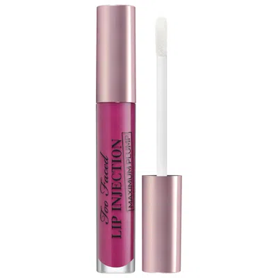 Too Faced Lip Injection Maximum Plump Extra-strength Lip Plumping Gloss In Purple