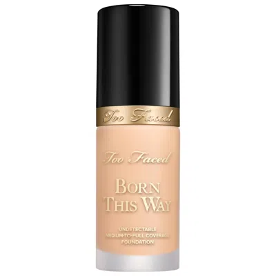 Too Faced Born This Way Undetectable Medium-to-full Coverage Foundation Porcelain 1 Oz/30 ml In White