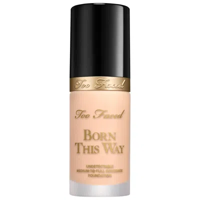 Too Faced Born This Way Undetectable Medium-to-full Coverage Foundation Seashell 1 Oz/30 ml In White