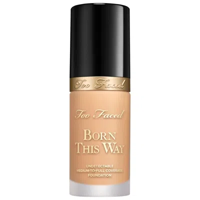 Too Faced Born This Way Undetectable Medium-to-full Coverage Foundation Golden Beige 1 Oz/30 ml In Brown