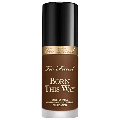 Too Faced Born This Way Undetectable Medium-to-full Coverage Foundation Truffle 1 Oz/30 ml In Brown