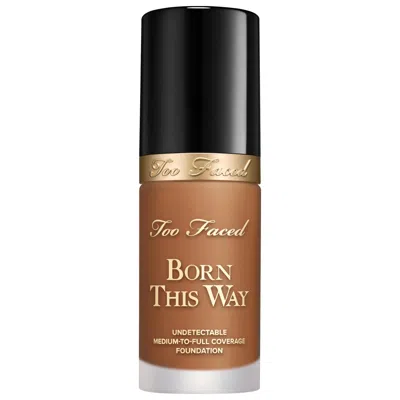 Too Faced Born This Way Undetectable Medium-to-full Coverage Foundation Maple 1 Oz/30 ml In Brown
