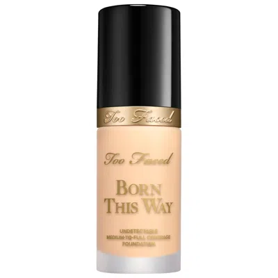 Too Faced Born This Way Undetectable Medium-to-full Coverage Foundation Almond 1 Oz/30 ml In Brown