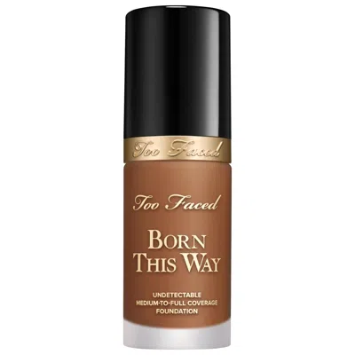 Too Faced Born This Way Undetectable Medium-to-full Coverage Foundation Chestnut 1 Oz/30 ml In Brown