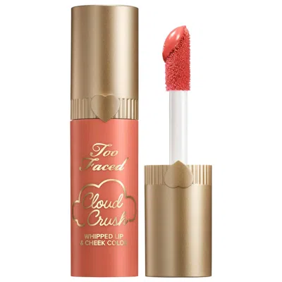 Too Faced Cloud Crush Whipped Lip & Cheek Blush Peach Blur 0.15 Oz/4.3 G