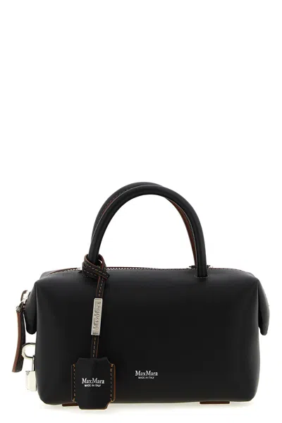 Max Mara Small Top Case Detachable Strap In Black