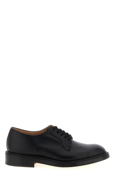 Tricker's Lace-up Business Dress Shoes In Black