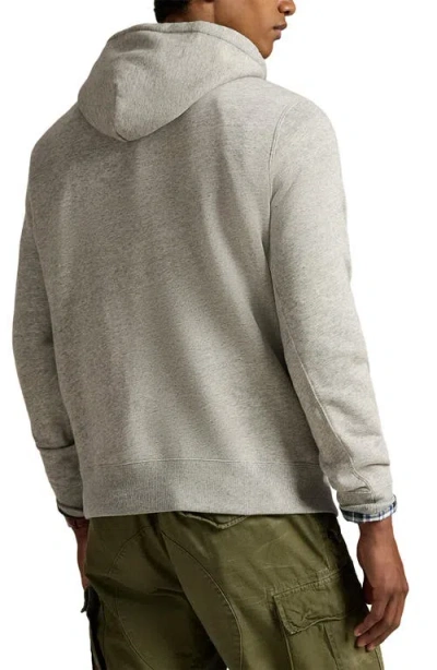 Polo Ralph Lauren Gray Polo Bear Hoodie In Gray
