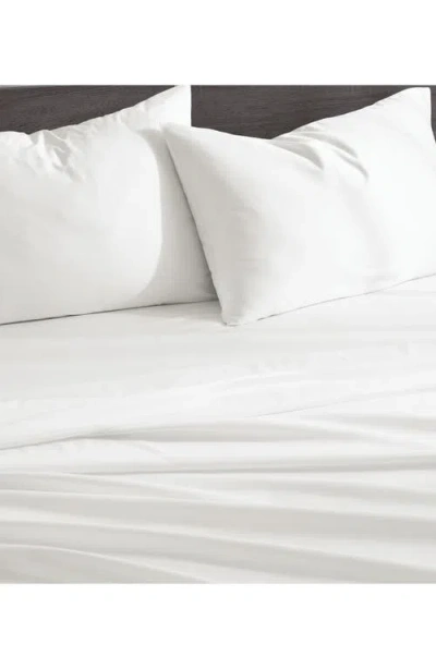 Dkny 425 Thread Count Sateen Sheet Set In White