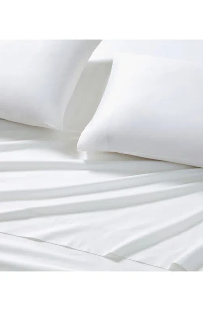 Dkny 425 Thread Count Sateen Sheet Set In White