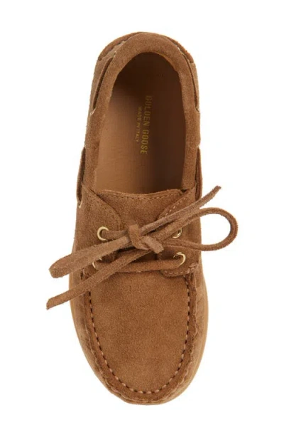 Golden Goose Round-toe Casual Shoes In Brown