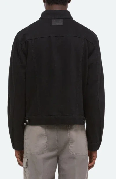 Helmut Lang Apex Denim Trucker Jacket In Black
