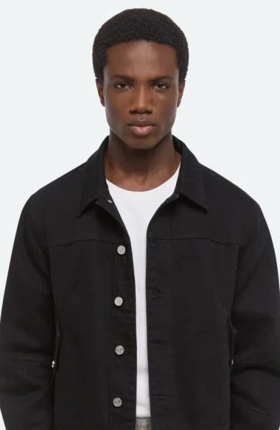 Helmut Lang Apex Denim Trucker Jacket In Black