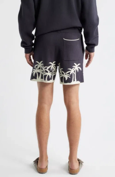 Mavrans Palm Beach Knit Shorts In Blue