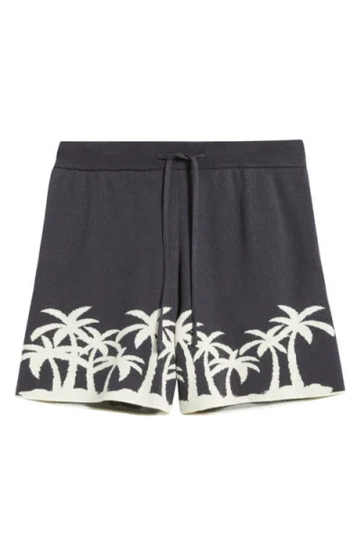 Mavrans Palm Beach Knit Shorts In Blue