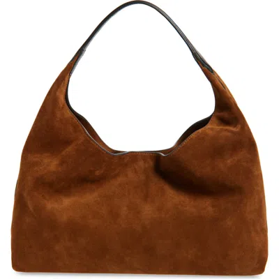 Madewell The Mylie Shoulder Bag In Italian Leather Russet Multi In Brown