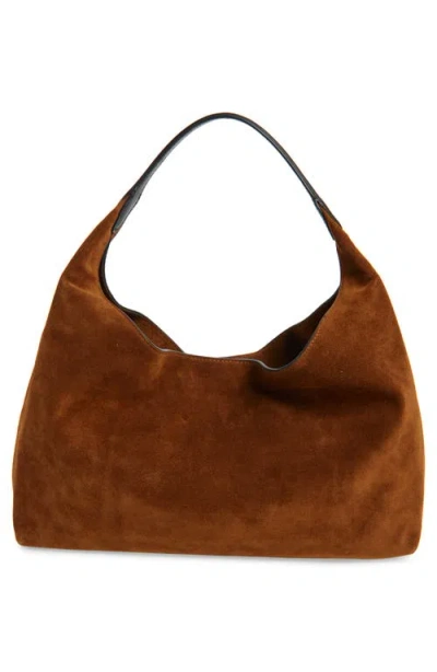 Madewell The Mylie Shoulder Bag In Italian Leather Russet Multi In Brown