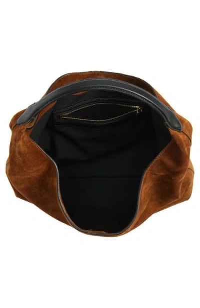 Madewell The Mylie Shoulder Bag In Italian Leather Russet Multi In Brown