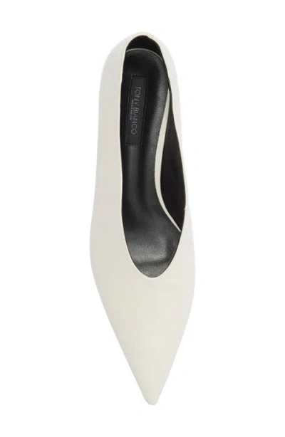 Tony Bianco Cherry Pointed Toe Kitten Heel Pump In Gray