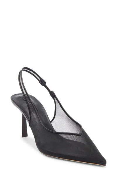 Tony Bianco Breeze Slingback Pointed Toe Pump In Black