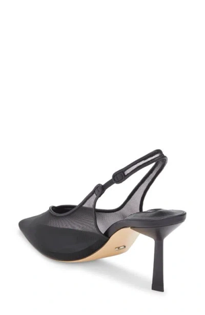 Tony Bianco Breeze Slingback Pointed Toe Pump In Black