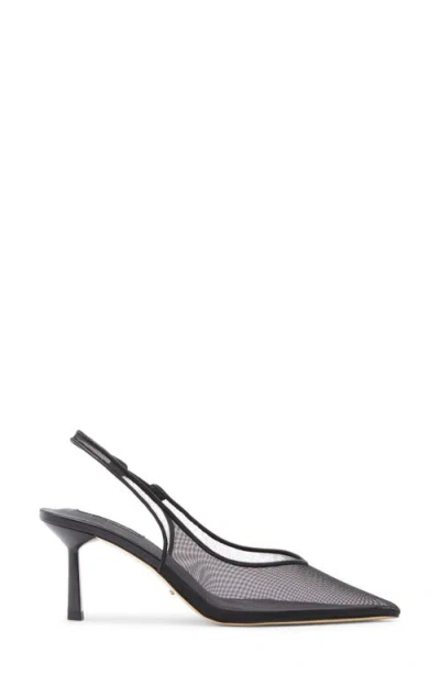 Tony Bianco Breeze Slingback Pointed Toe Pump In Black