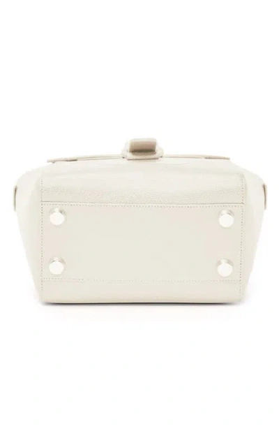 Senreve Mini Maestra Pebbled Leather 4-way Convertible Handbag In White