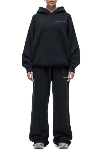 Good For Nothing Scribble Black Pullover Hoodie In Multi