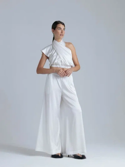 Alas Danielle Silk Blouse In White