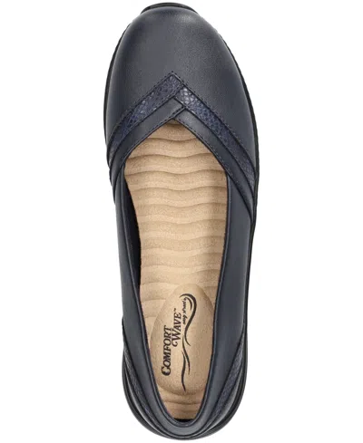 Easy Street Kiera Womens Bike Closed Toe Slip-on Shoe In Blue