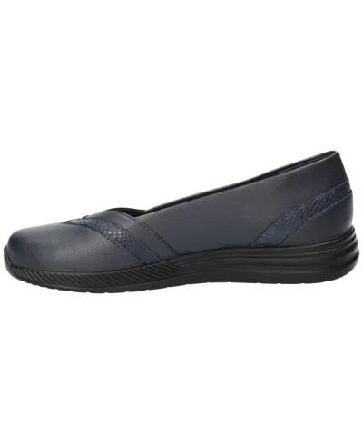 Easy Street Kiera Womens Bike Closed Toe Slip-on Shoe In Blue