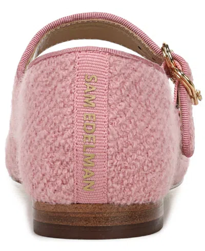 Sam Edelman Women's Michaela Buckled Mary Jane Flats In Pink