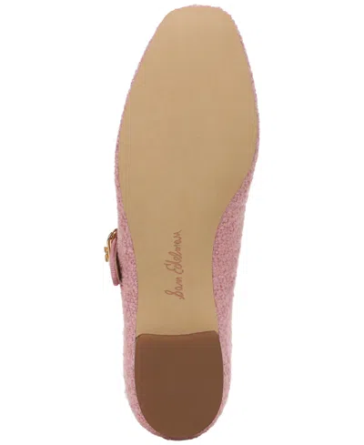 Sam Edelman Women's Michaela Buckled Mary Jane Flats In Pink