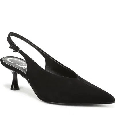 Circus Ny By Sam Edelman Women's Fawn High-vamp Pointed Toe Pumps In Black