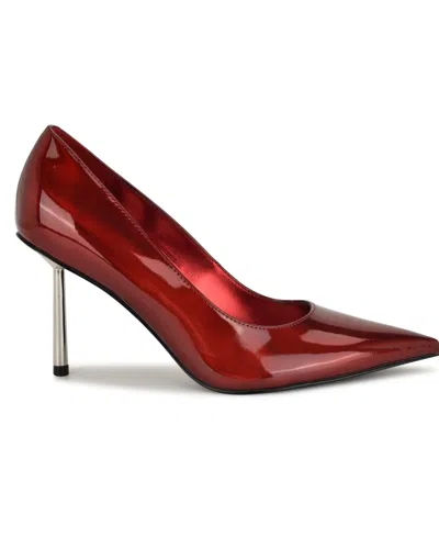 Nine West Women's Deonne Pointy Toe Stiletto Pumps In Red