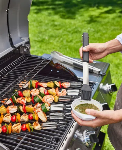 Henckels Bbq 4-pc Stainless Steel Grill Tool Set In Silver