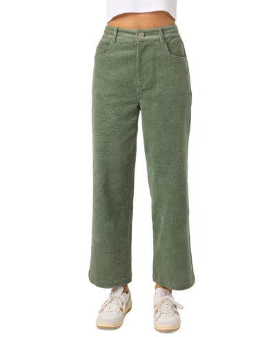 O'neill Juniors' Langford Corduroy Mid-rise Pants In Green