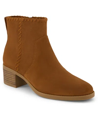 Toms Women's Womens Delilah Heeled Boot Water Repellent Amber In Brown