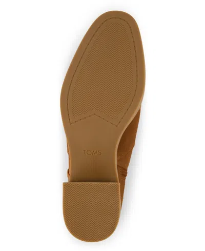 Toms Women's Womens Delilah Heeled Boot Water Repellent Amber In Brown