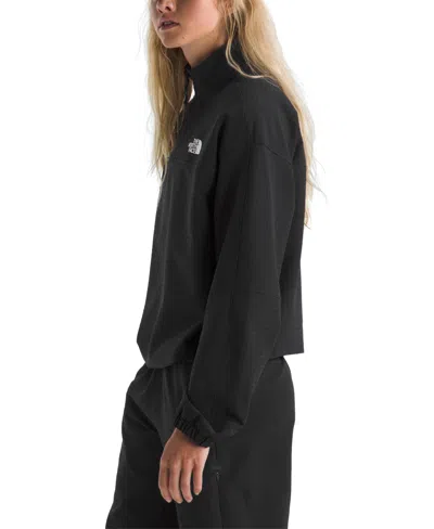 The North Face Black Lightrange Sunriser ¼-zip Jacket In Black
