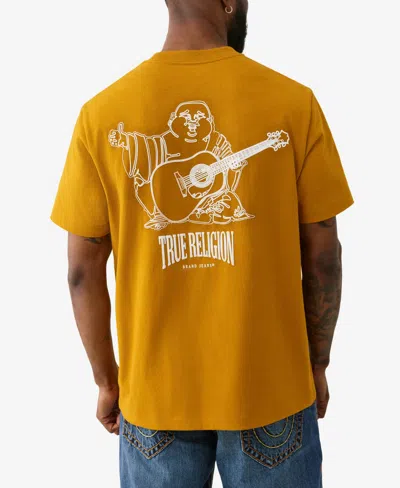 True Religion Men's Short Sleeve Vintage Puff Buddha T-shirt In Multi