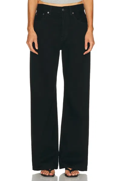 Acne Studios Black Loose Fit 1981 Jeans In Black