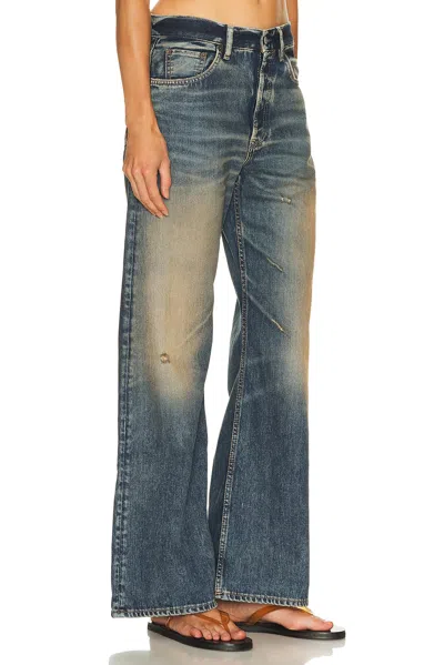 Acne Studios Mens Rocka Straight-leg Denim Jeans Dark Blue