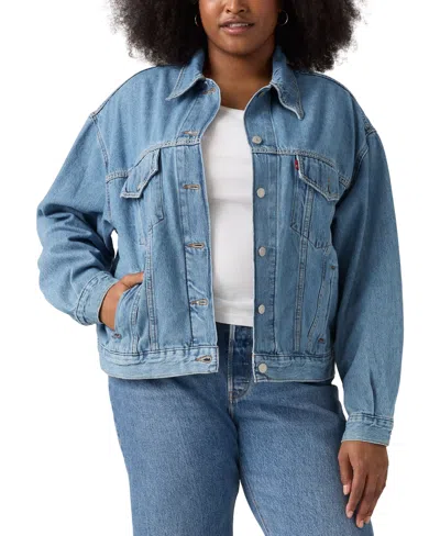 Levi's 90's Trucker Jacket (plus Size) In Blue