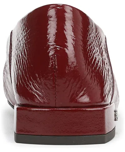 Sam Edelman Kasey Square-toe Ballet Flats In Burgundy